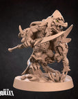 Kobold Fighter - Kobold DND - 3d Printed Miniature sculpted by Bite the Bullet