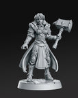 Maryka - Order of the Iron Lily - 3d Printed Miniature Sculpted by RN Estudio