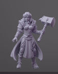 Maryka - Order of the Iron Lily - 3d Printed Miniature Sculpted by RN Estudio