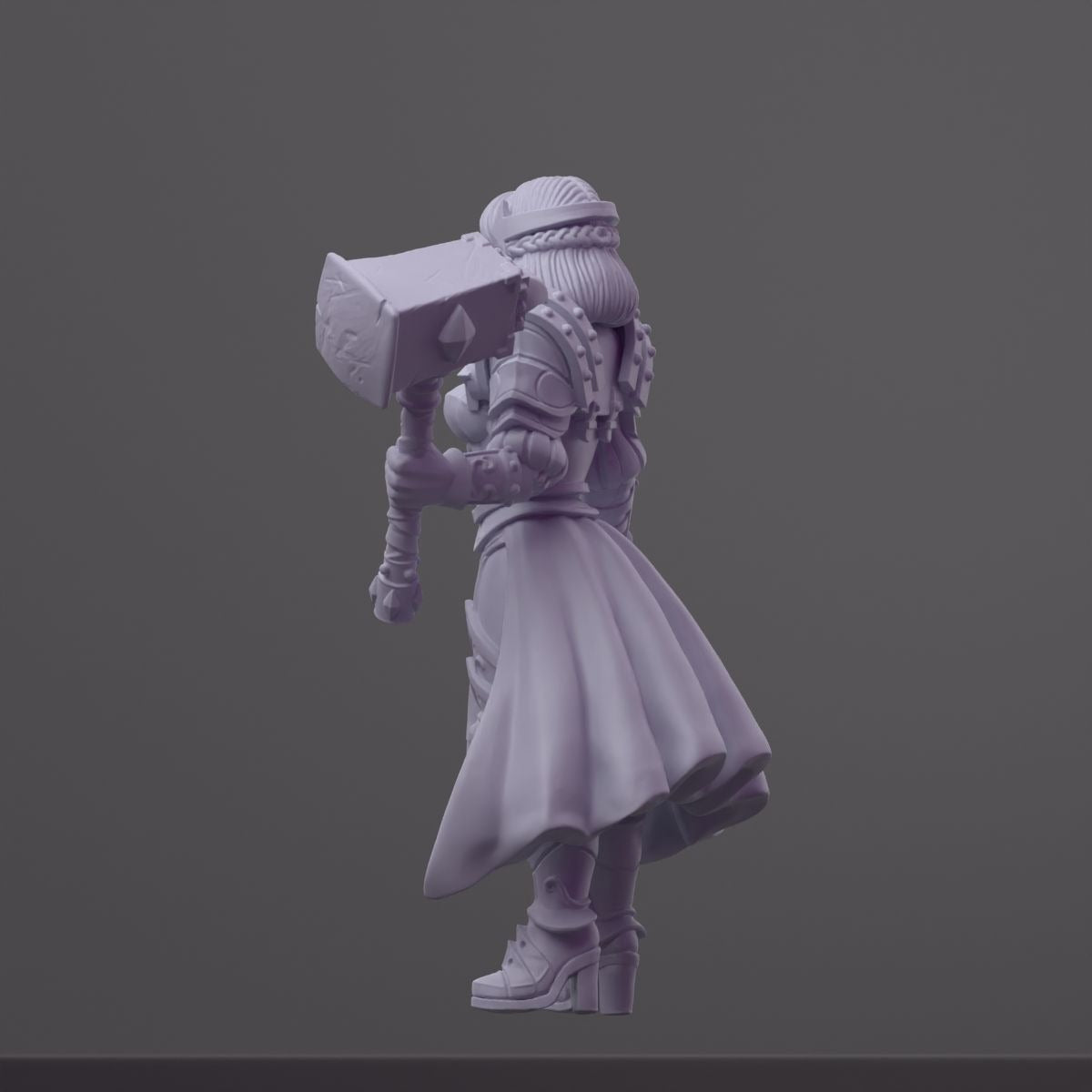 Maryka - Order of the Iron Lily - 3d Printed Miniature Sculpted by RN Estudio