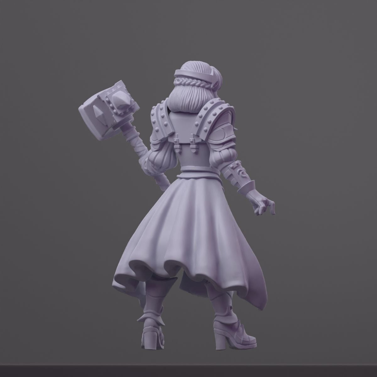 Maryka - Order of the Iron Lily - 3d Printed Miniature Sculpted by RN Estudio