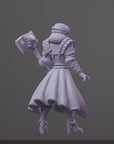 Maryka - Order of the Iron Lily - 3d Printed Miniature Sculpted by RN Estudio