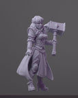 Maryka - Order of the Iron Lily - 3d Printed Miniature Sculpted by RN Estudio
