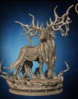 Feral Druid Stag - Army of Darkness: Dark Elves - 3d Printed Miniature Sculpted by Monolith Arts