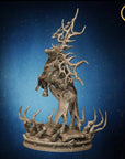 Feral Druid Stag - Army of Darkness: Dark Elves - 3d Printed Miniature Sculpted by Monolith Arts
