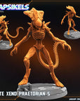 Elite Xeno Praetorians - 3d Printed Miniature Sculpted by Papsikels Miniatures