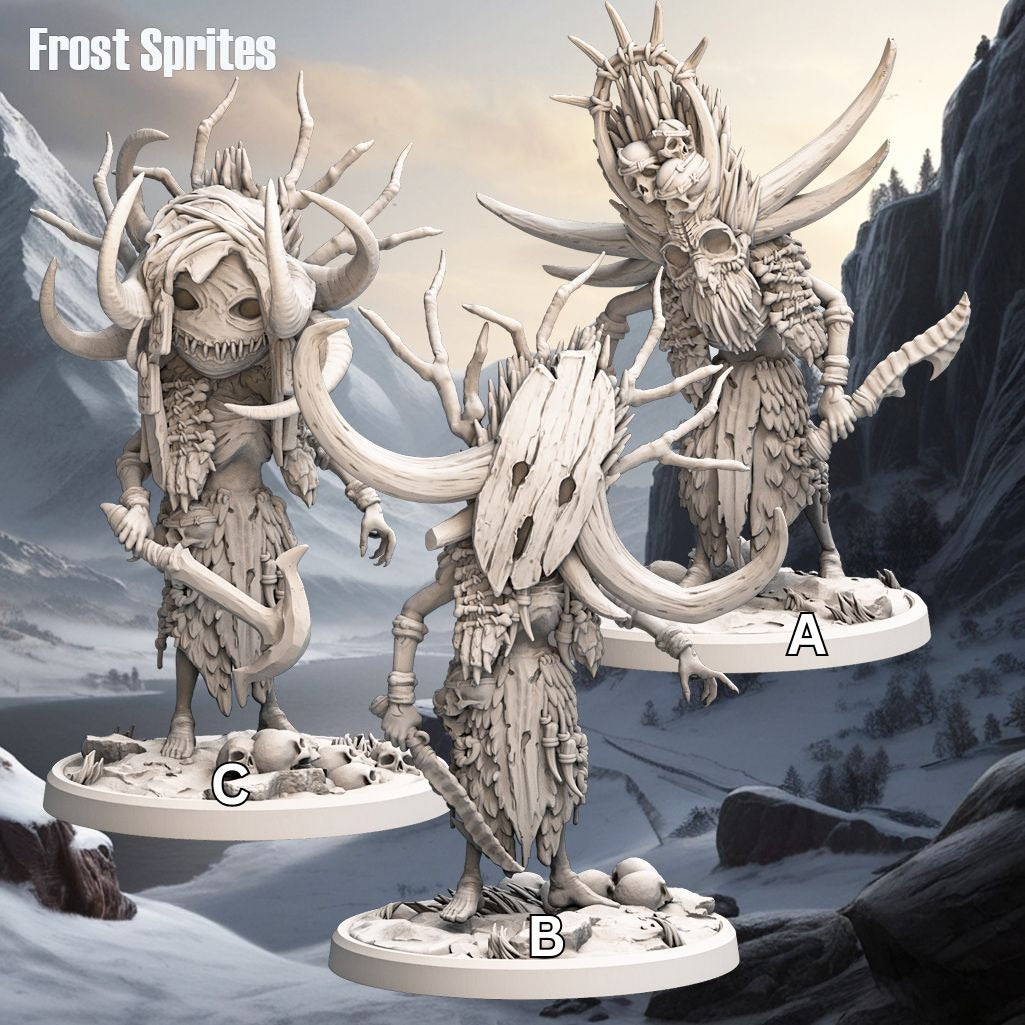 Frost Sprites - 3d Printed Miniature Sculpted by Monolith Arts
