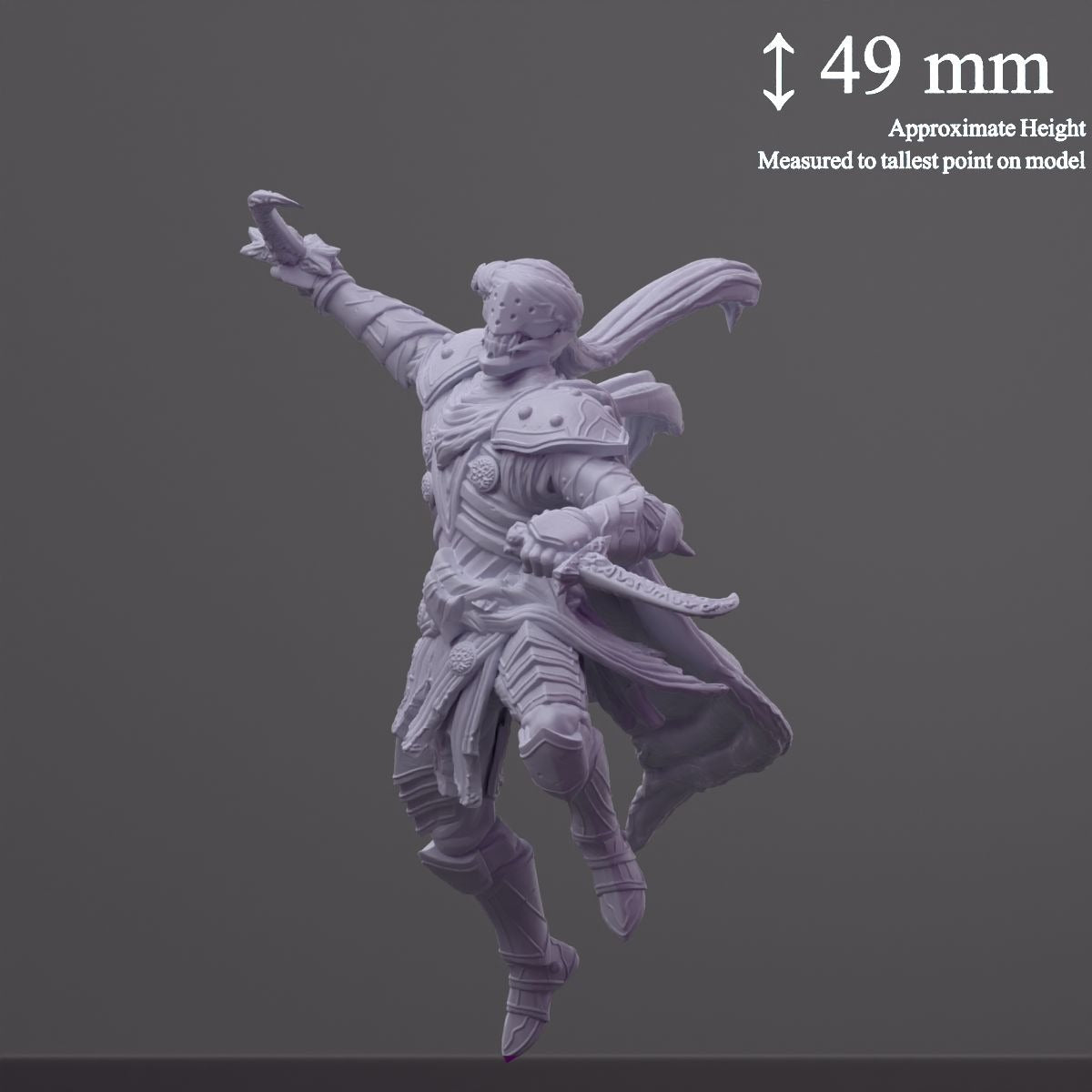Marawi Assassin - 3d Printed Miniature Sculpted by Papsikels Miniatures