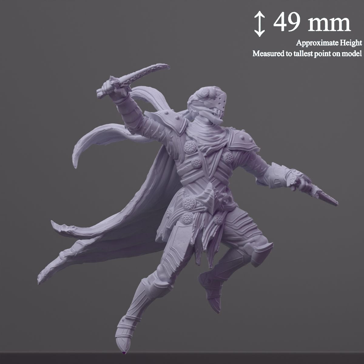 Marawi Assassin - 3d Printed Miniature Sculpted by Papsikels Miniatures