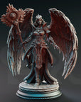 Aasimar Angelic Cleric, Elysia - 3d Printed Miniature Sculpted by DM Stash