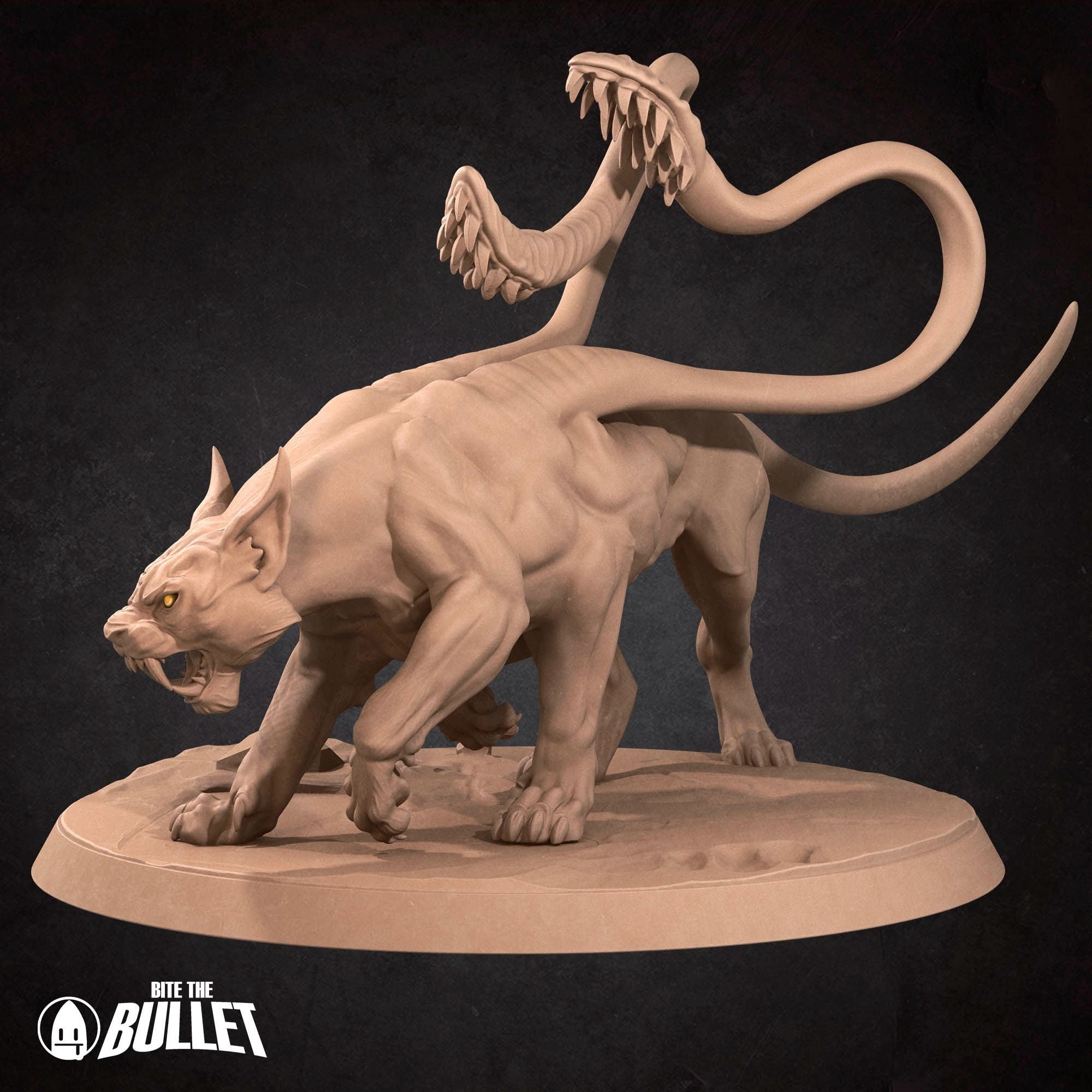 Displacer Beast - Iconic Monsters - 3d Printed Miniature sculpted by Bite the Bullet
