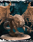 Dark Manticore - Army of Darkness: Dark Elves - 3d Printed Miniature Sculpted by Monolith Arts