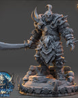 Medhren Iceslice - The Frostbane Legion (Ice Orcs) - 3d Printed Miniature sculpted by Daybreak Miniatures
