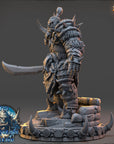 Medhren Iceslice - The Frostbane Legion (Ice Orcs) - 3d Printed Miniature sculpted by Daybreak Miniatures