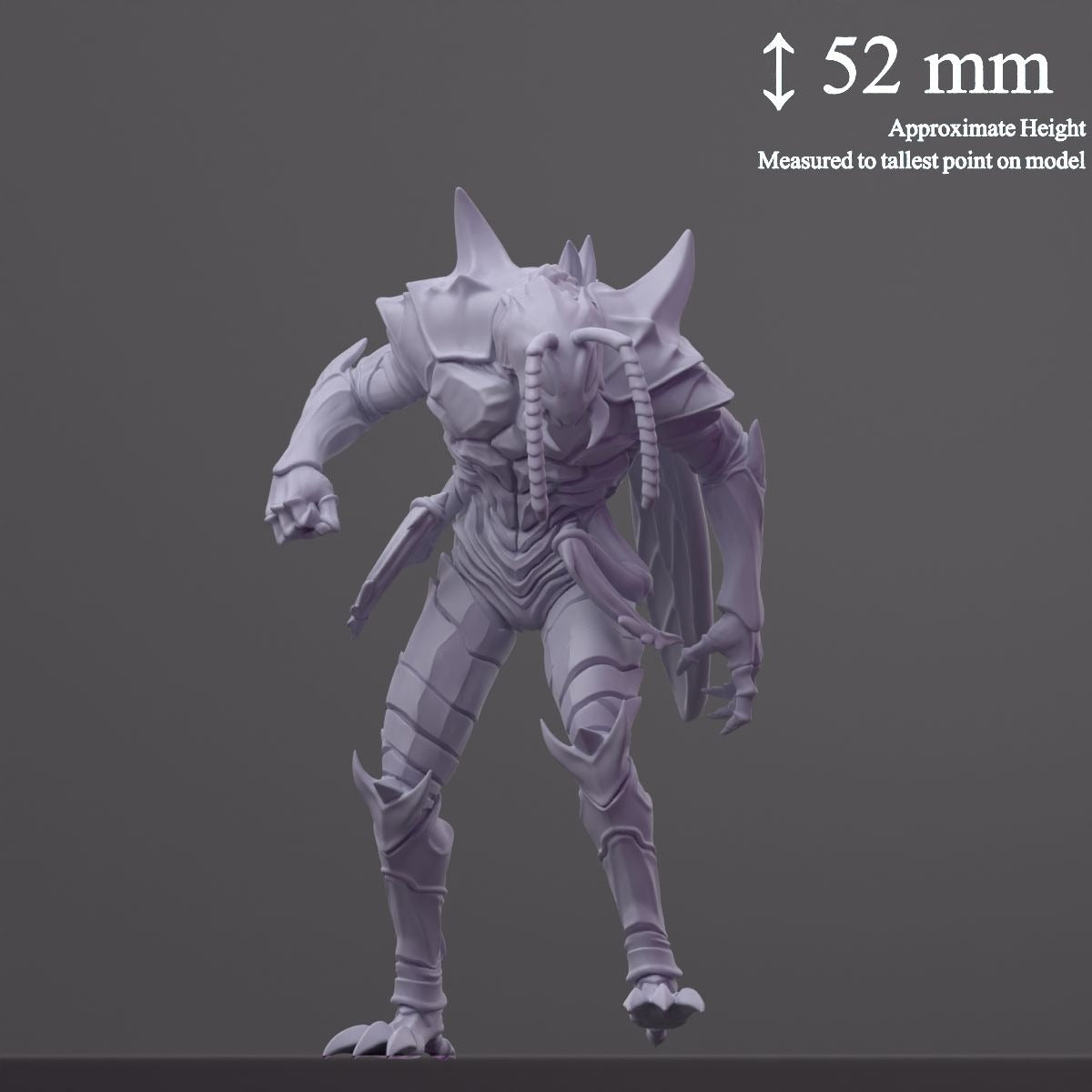 S-Rank Hidden Boss, Ant King - 3d Printed Miniature Sculpted by Papsikels Miniatures