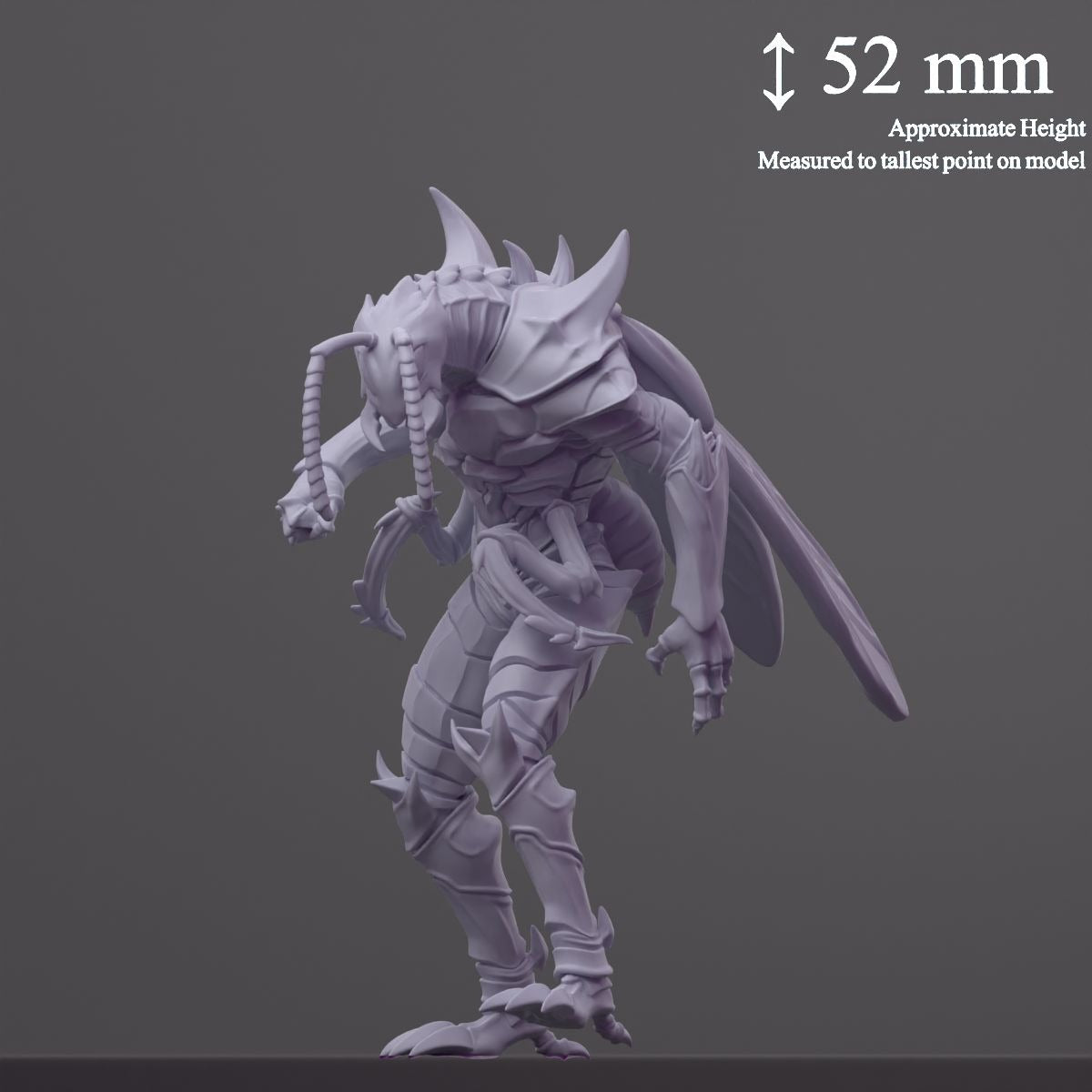 S-Rank Hidden Boss, Ant King - 3d Printed Miniature Sculpted by Papsikels Miniatures