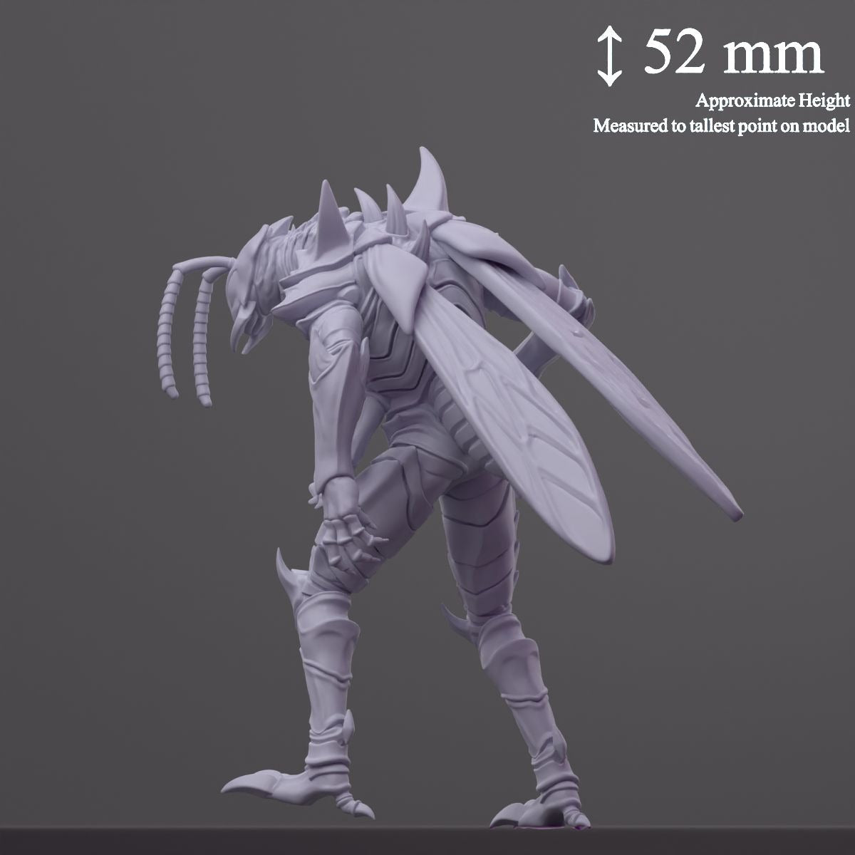 S-Rank Hidden Boss, Ant King - 3d Printed Miniature Sculpted by Papsikels Miniatures