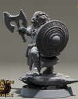 King Dread - Kings of Karmaaz (Lionfolk) - 3d Printed Miniature sculpted by Daybreak Miniatures