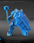 Heavy Enforcers - Iron Gears - 3d Printed Miniature Sculpted by Blue Wyvern