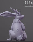 Jackope (Jackalope) - Fantastic Creatures - 3d Printed Miniature Sculpted by Cast N Play