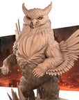 Owlbear - Iconic Monsters - 3d Printed Miniature sculpted by Bite the Bullet