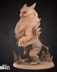 Owlbear - Iconic Monsters - 3d Printed Miniature sculpted by Bite the Bullet
