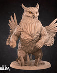 Owlbear - Iconic Monsters - 3d Printed Miniature sculpted by Bite the Bullet
