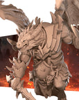 Draconian Dreadnought - Iconic Monsters - 3d Printed Miniature sculpted by Bite the Bullet