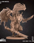 Draconian Dreadnought - Iconic Monsters - 3d Printed Miniature sculpted by Bite the Bullet