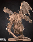 Draconian Dreadnought - Iconic Monsters - 3d Printed Miniature sculpted by Bite the Bullet