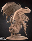Draconian Dreadnought - Iconic Monsters - 3d Printed Miniature sculpted by Bite the Bullet