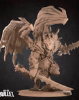 Draconian Dreadnought - Iconic Monsters - 3d Printed Miniature sculpted by Bite the Bullet