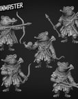 Shrew Archers - 3d Printed Miniature Sculpted by Goon Master Games