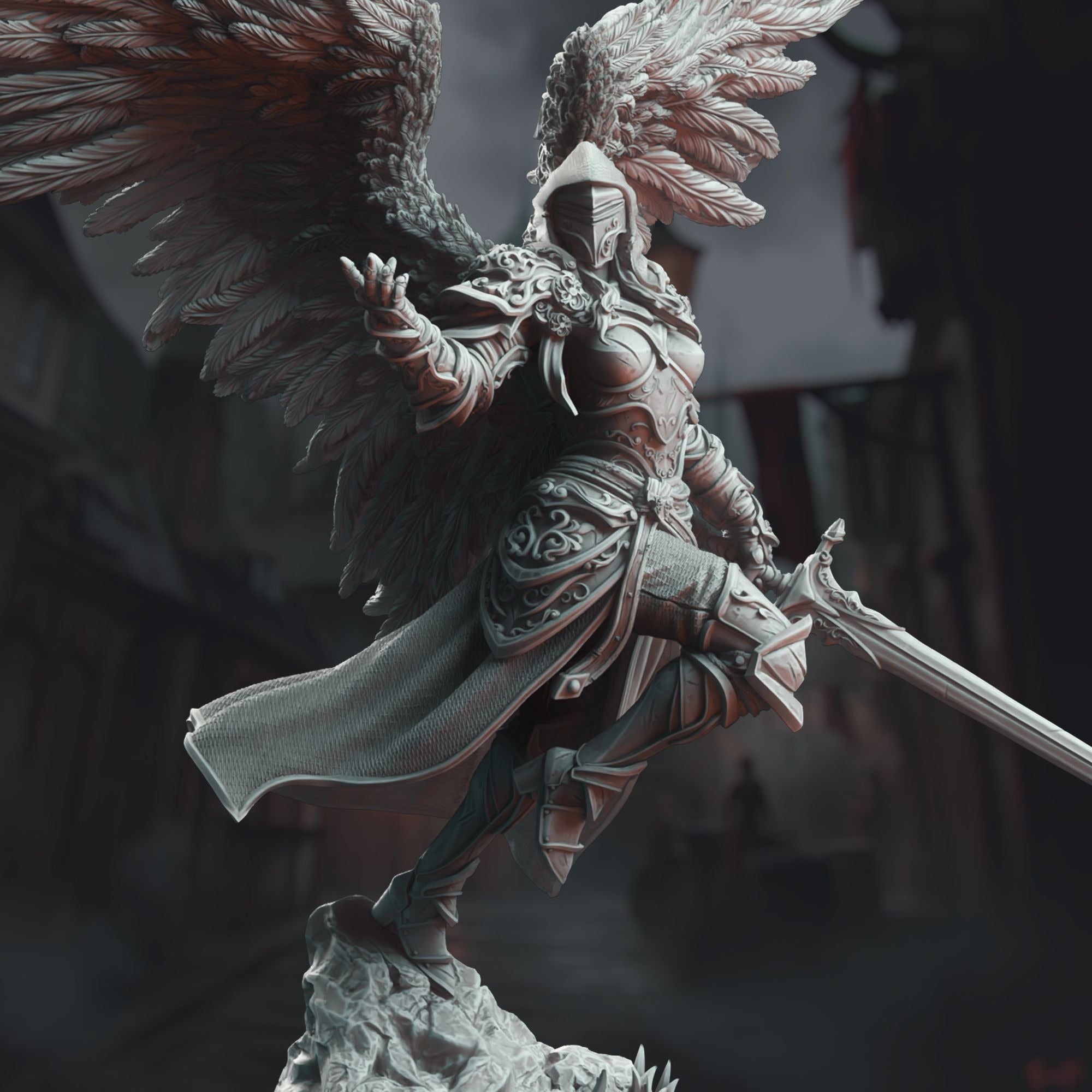 Lydia Ascended, Horauthin's Will - 3d Printed Miniature Sculpted by DM Stash