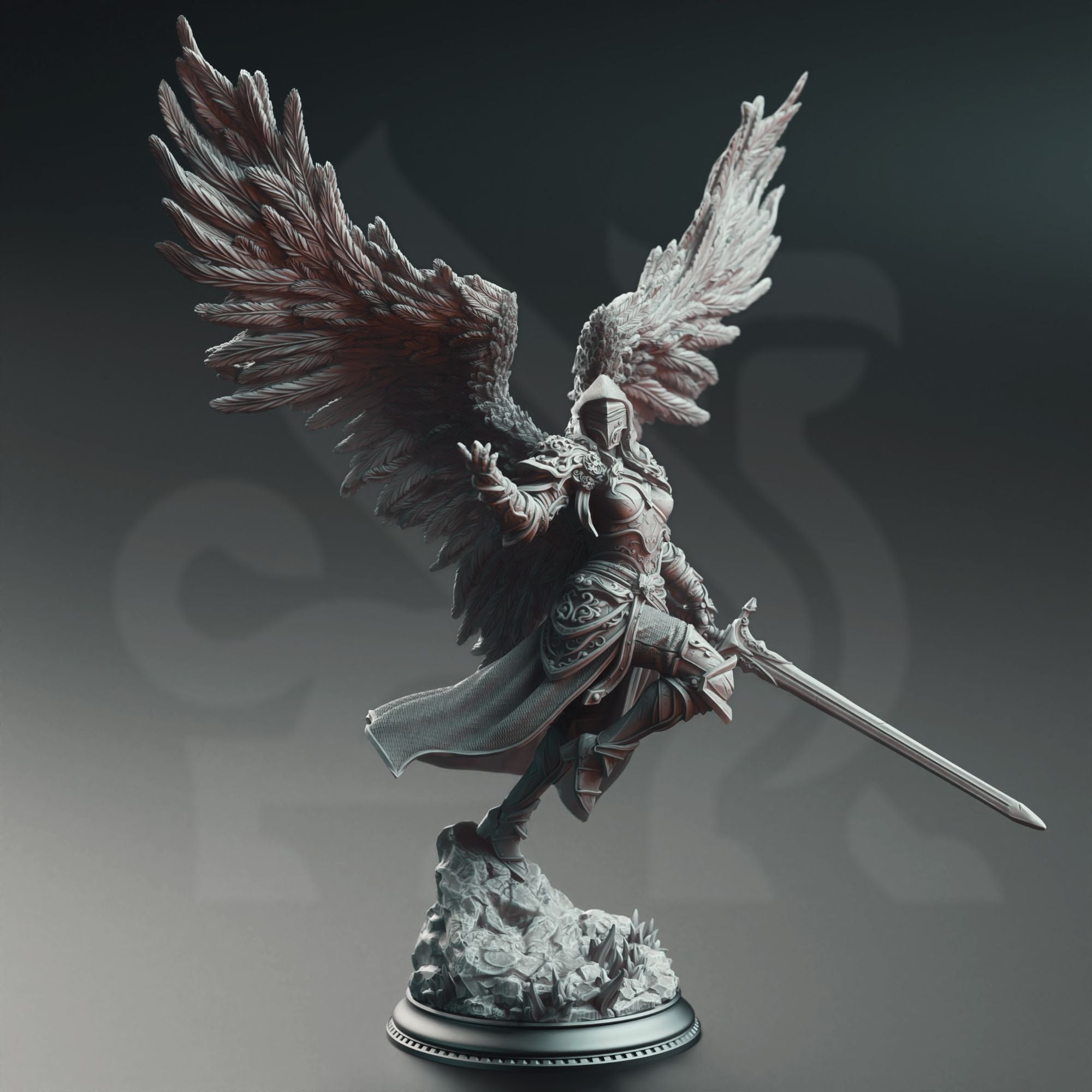 Lydia Ascended, Horauthin's Will - 3d Printed Miniature Sculpted by DM Stash