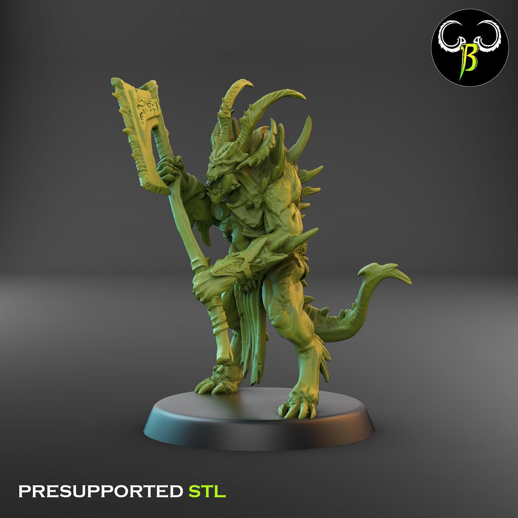 Gorebreaker Squad - Dark Legions - 3d Printed Miniature Sculpted by Clay Beast Creations