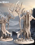 Icehex Witch - 3d Printed Miniature Sculpted by Monolith Arts