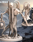 Icehex Witch - 3d Printed Miniature Sculpted by Monolith Arts