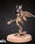 Pixie Druid - Pixies - 3d Printed Miniature sculpted by Bite the Bullet