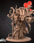 Harlequin Monster - Horror Circus - 3d Printed Miniature sculpted by Bite the Bullet