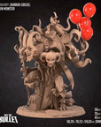 Harlequin Monster - Horror Circus - 3d Printed Miniature sculpted by Bite the Bullet