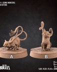 Displacer Beast Kittens - Iconic Monsters - 3d Printed Miniature sculpted by Bite the Bullet