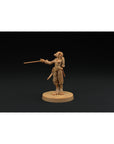 Millie, Ratfolk Fencer - Hunt for the Last Sea Angel - 3d Printed Miniature Sculpted by Dragon Trappers Lodge