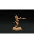 Millie, Ratfolk Fencer - Hunt for the Last Sea Angel - 3d Printed Miniature Sculpted by Dragon Trappers Lodge