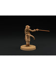 Millie, Ratfolk Fencer - Hunt for the Last Sea Angel - 3d Printed Miniature Sculpted by Dragon Trappers Lodge