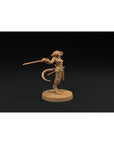 Millie, Ratfolk Fencer - Hunt for the Last Sea Angel - 3d Printed Miniature Sculpted by Dragon Trappers Lodge