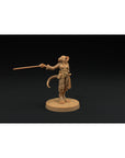 Millie, Ratfolk Fencer - Hunt for the Last Sea Angel - 3d Printed Miniature Sculpted by Dragon Trappers Lodge