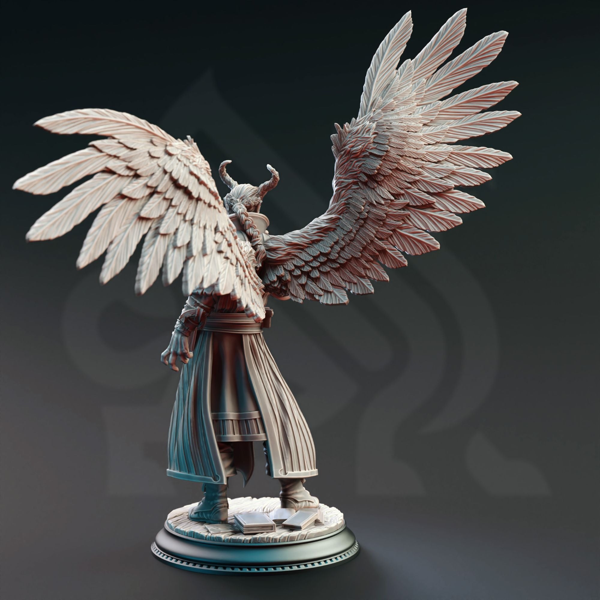 Tiefling Divine Soul Sorcerer, Istar the Redeemer - 3d