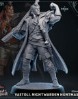 Vastoli, Nightwarden Huntmaster - Beast of Stragovia - 3d Printed Miniature Sculpted by Mammoth Factory
