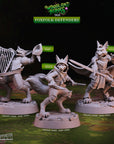 Foxfolk Defenders - Woodland Heroes - 3d Printed Miniature Sculpted by Cast N Play